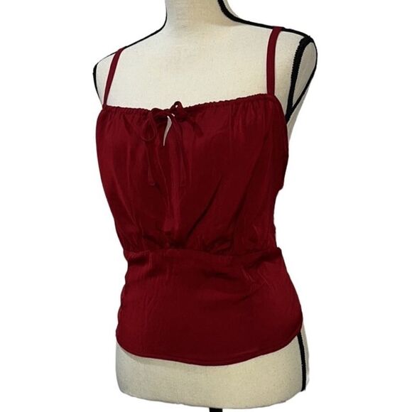 Torrid Satin Tie-Front Sleeveless Crop Top - Picture 4 of 12